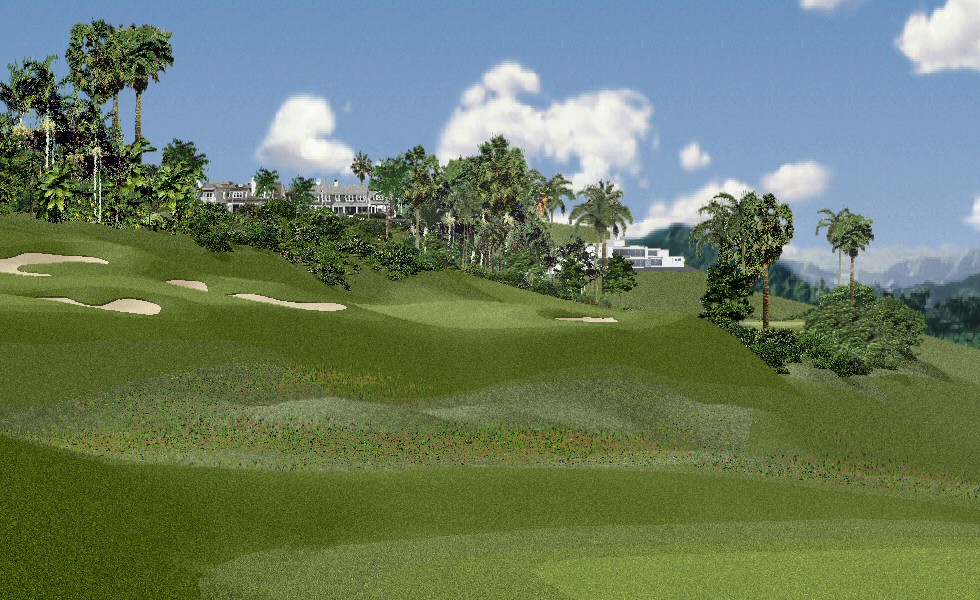 Hole 18 Tee Shot